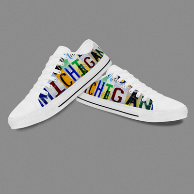 Custom Classic Letter Word On Upper Canvas Print Converse Shoes